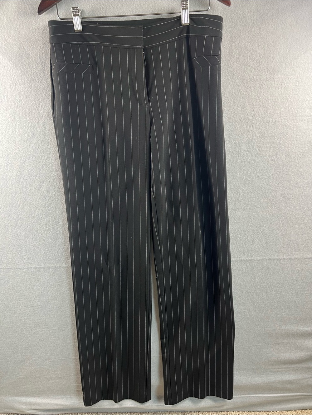 Karen Kane Black Pinstripe Dress Pants